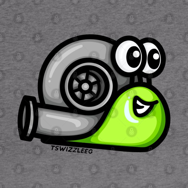 Turbo Snail (Version 1) - Lime Green by hoddynoddy